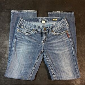 Silver Jeans Women's Classic Blue Boot Cut Jeans